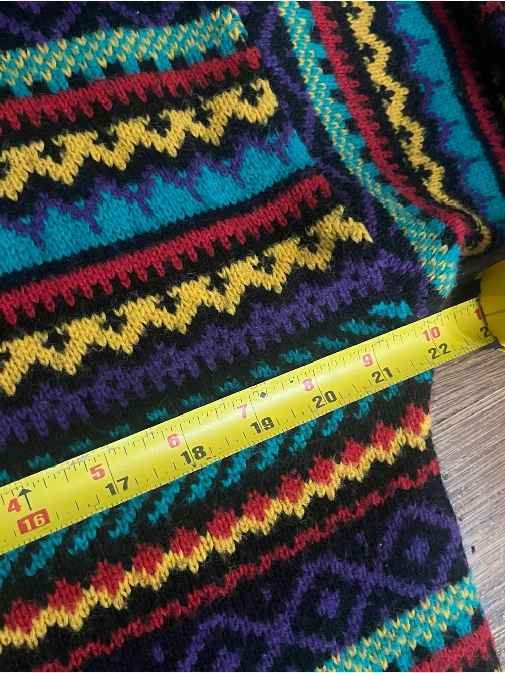 Vtg 90s sweater L XL unisex men’s womens striped Cosby oversized colorful